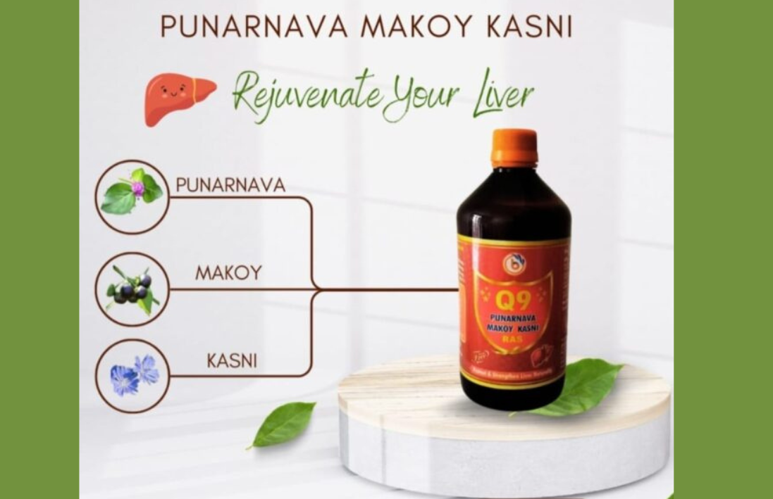 Punarnava–Makoy–Kasni Ayurvedic herbal blend for natural liver and kidney care by Medsherb
