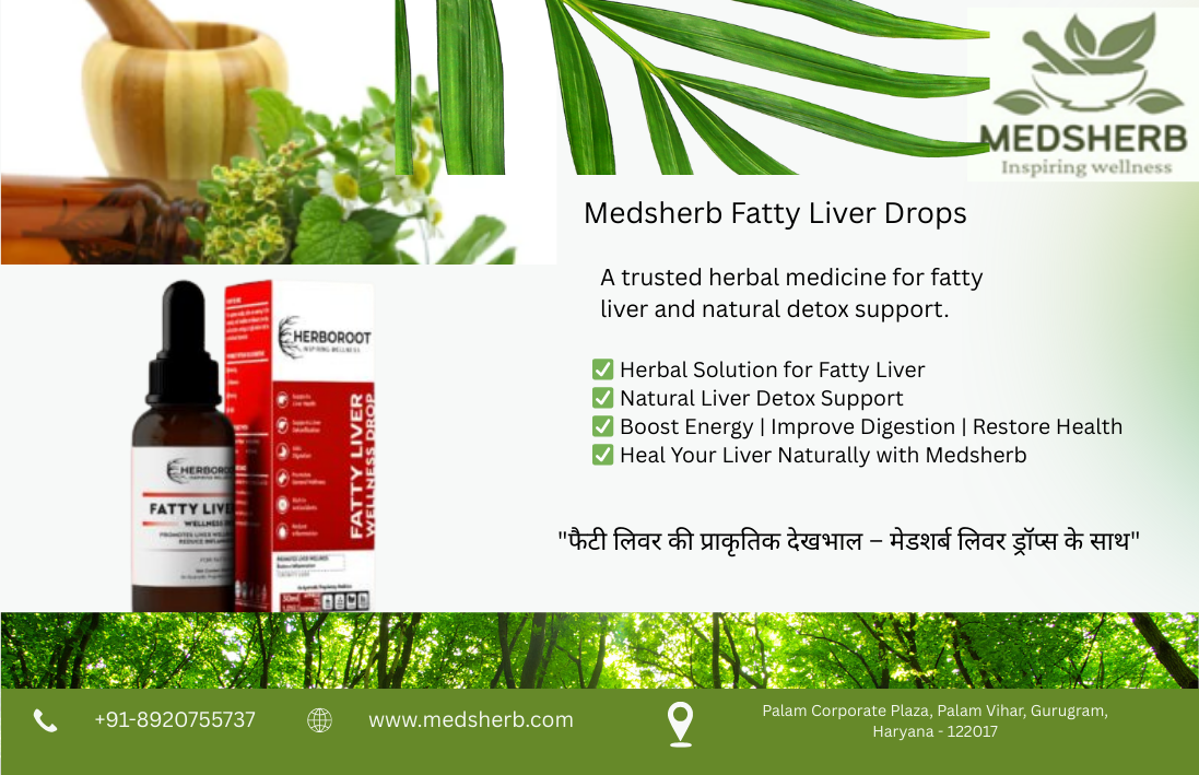 Fatty Liver Drops herbal supplement bottle – natural liver detox and fatty liver care medicine for improved digestion and liver health.